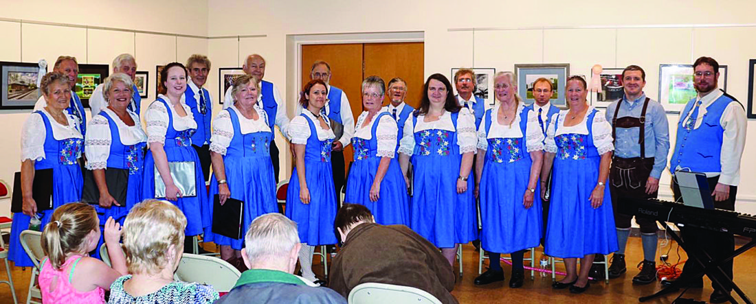 PHOTO PROVIDED
The Gesang Verein Harmonia Chorus performed at the Thomas T. Taber Museum in Williamsport recently.