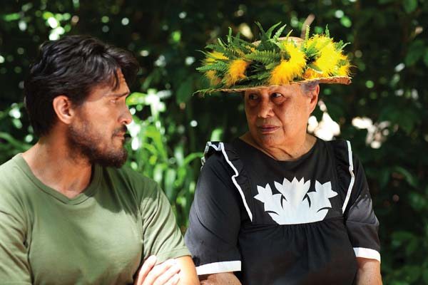 Moronai Kanekoa and Marlene Sai appear in a scene from “Kuleana.” -- JACK GRACE photo