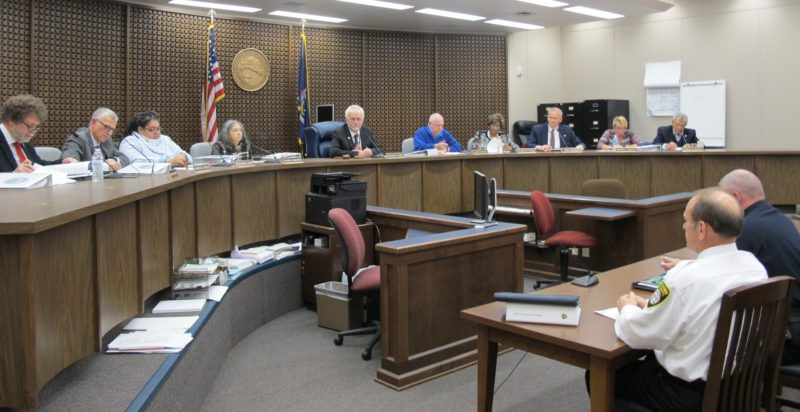 Jamestown City Council passed a balanced budget for 2017 Monday. City officials are budgeted for an $824,926 increase in state aid in order to have a balanced budget next year.
P-J photo by Dennis Phillips