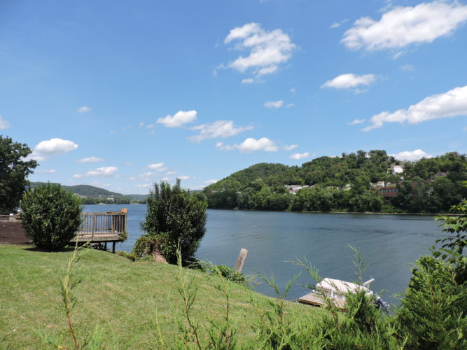 Wheeling Island's riverfront homes have unobstructed views of the Ohio River and easy access points for river recreation such as water skiing and canoeing.